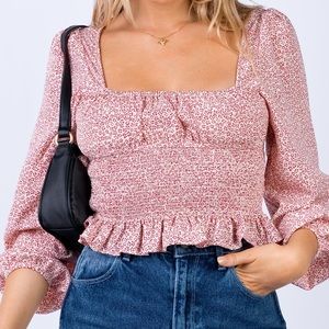Princess Polly Pink Floral Ryder Top